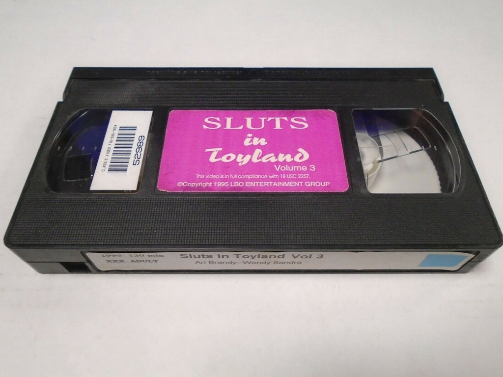 Sluts in Toyland Vol 3 Ari Brandy Wendy Sandra 1995 120m Adult VHS 021319AMP2