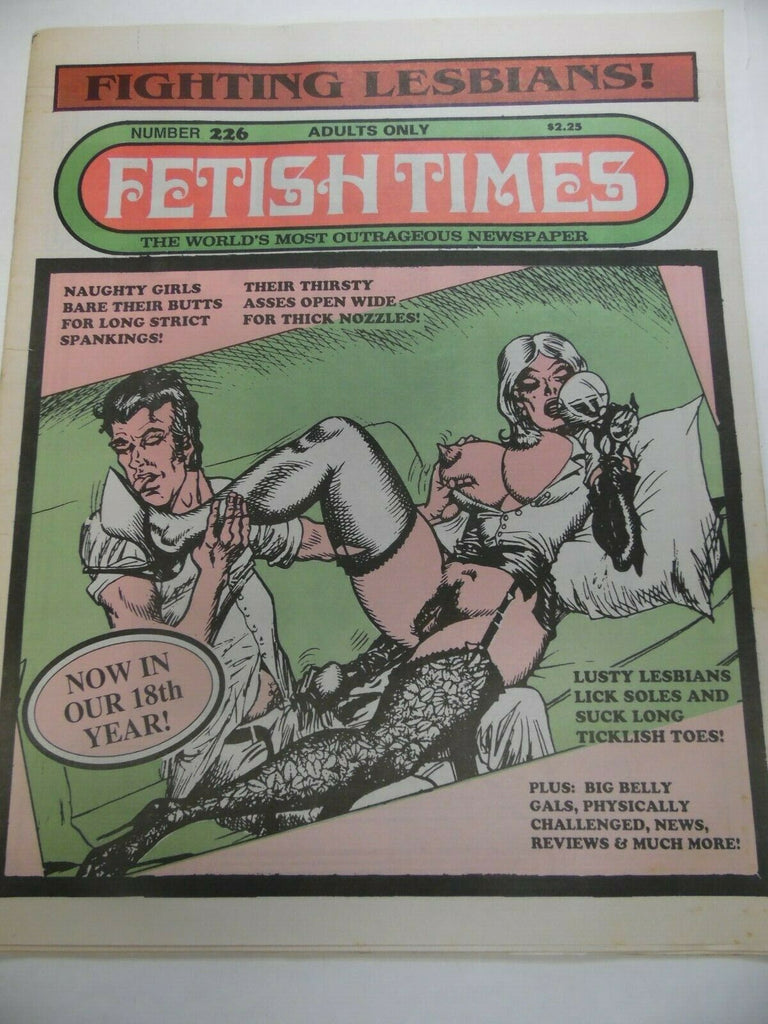 Fetish Times Fetish Times Digest Newspaper Fighting Lesbians #226 1992 120619lm-ep2 - Used