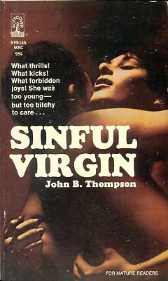 Sinful Virgin Novel by John b. Thompson 1970 062818lm-ep