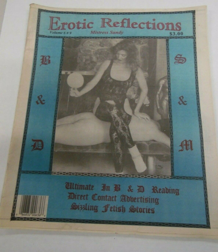 Erotic Reflections Newspaper Mistress Sandy vol.6 #9 1989 122119lm-ep