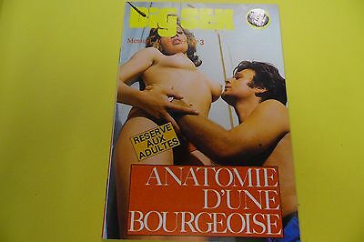 Big Sex French Magazine Anatomie D'une Bourgeoise #6 1970's Paris 070116lm-ep2 - New