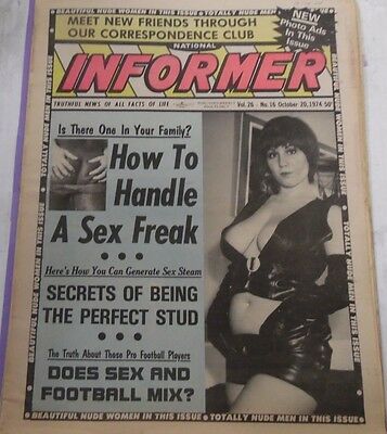 Informer Adult Newspaper Handle A Sex Freak October 20, 1974 011213lm-epa