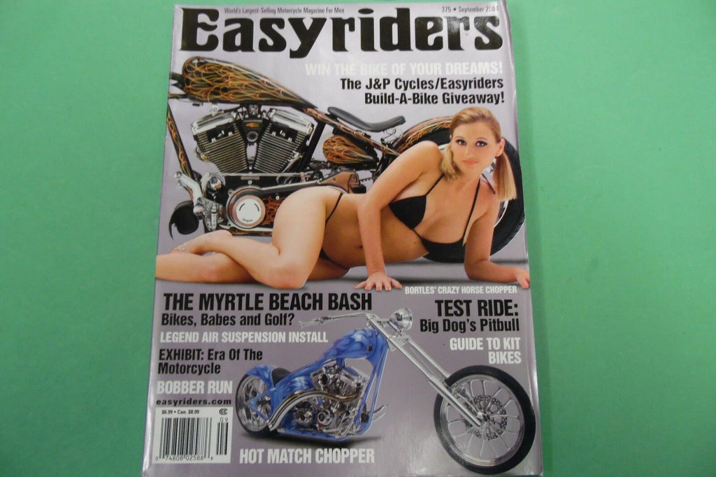 Easyriders Magazine Hot Match Chopper #375 September 2004 102016lm-ep