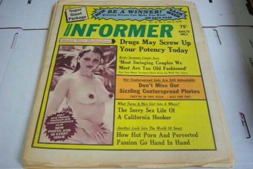 National Informer Adult Magazine "The Sorry Sex Life of a California Hooker" Vol.30 #1 July 4, 1976