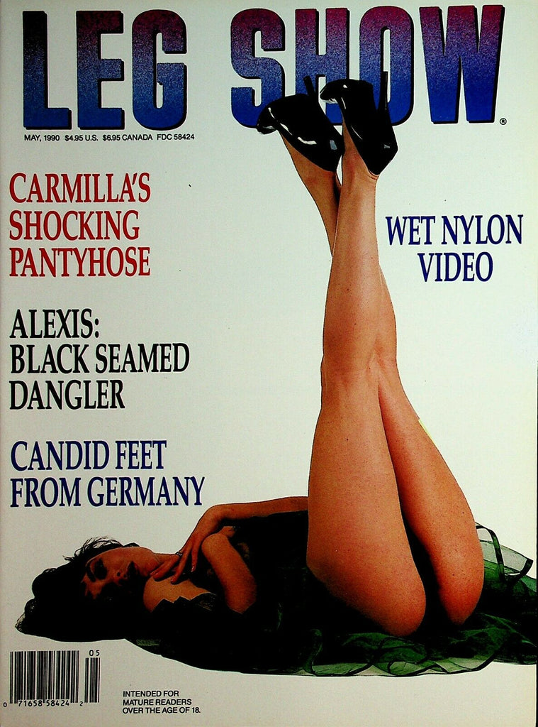 Leg Show Magazine Carmilla's Shocking Pantyhose May 1990 091520lm-ep2