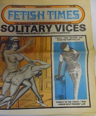 Fetish Times Newspaper Solitary Vices #75 1980 052418lm-ep2
