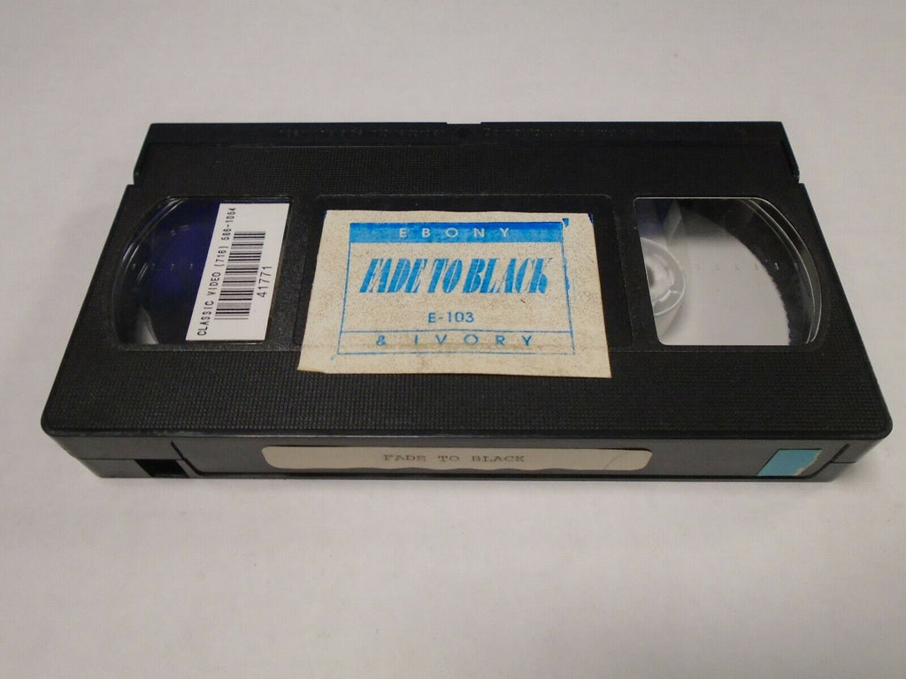 Fade to Black Ebony & Ivory Adult VHS 050819AMP