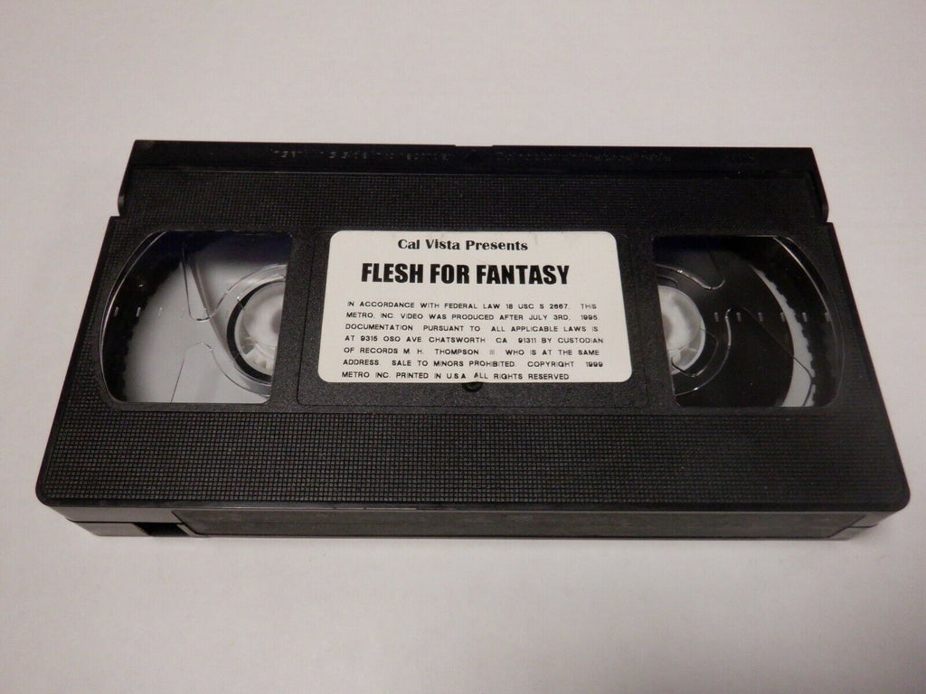Flesh for Fantasy Cal Vista 1995 Adult VHS 123019AMP
