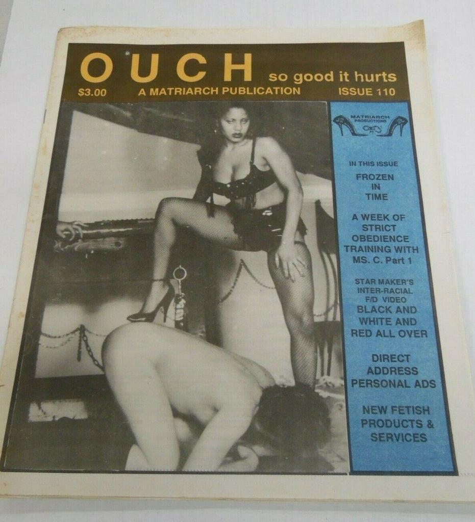Ouch Fetish Newspaper Training With Ms. C. #110 1995 121619lm-ep