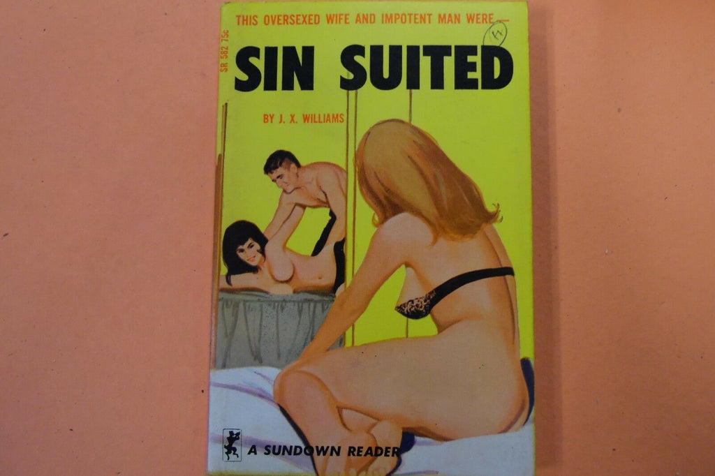 Sin Suited Adult Novel by J.X. Williams 1966 110216lm-ep2
