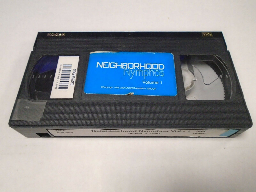 Neighborhood Nymphos Vol 1 Sunset Pearl 1995 120m Adult VHS 050119AMP2