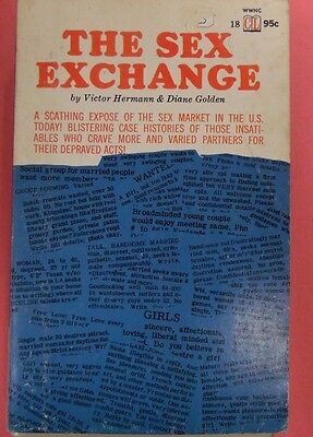 The Sex Exchange Novel by Victor Hermann/Diane Golden 1967 122313lm-epa