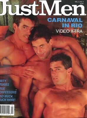 Just Men Gay Magazine Carnaval In Rio vol.6 #4 1989 030518lm-ep