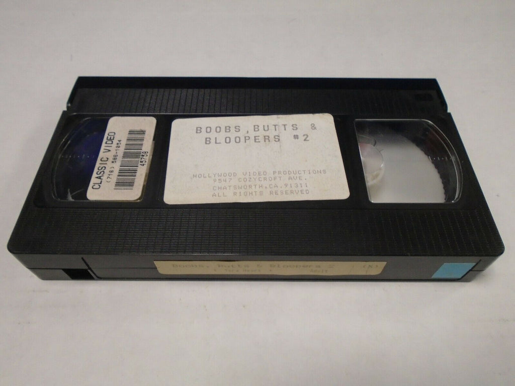 Boobs Butts Bloopers #2 Tera Hart Hollywood Video Adult VHS 032219AMP2