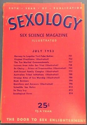 Sexology Sex Science Digest Sex Worship July 1953 071013lm-epa
