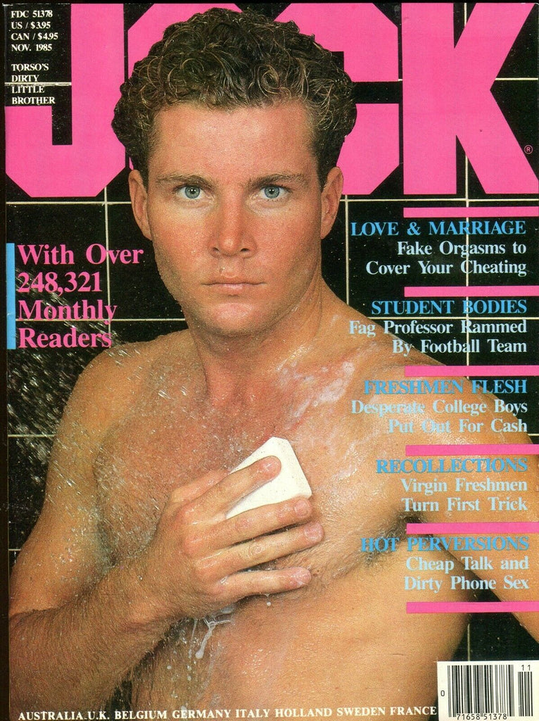 Jock Gay Magazine Cover Guy Ricky November 1985   011326lmp