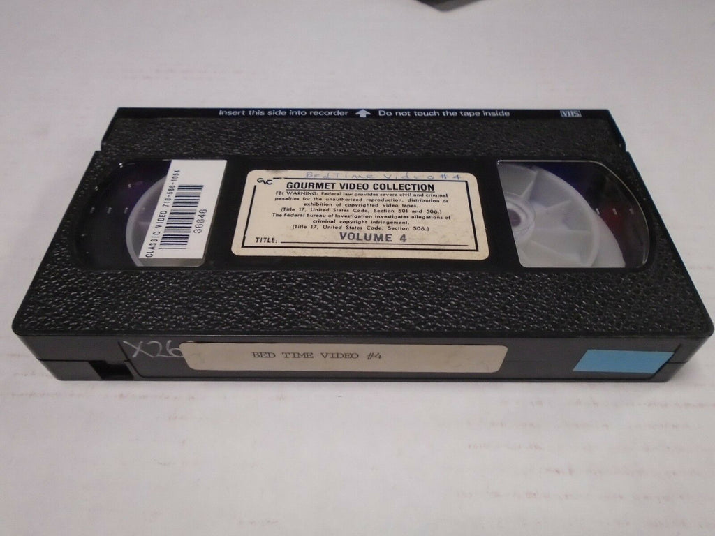 Bed Time Video Vol #4 Gourmet Video Adult VHS 011519AMP