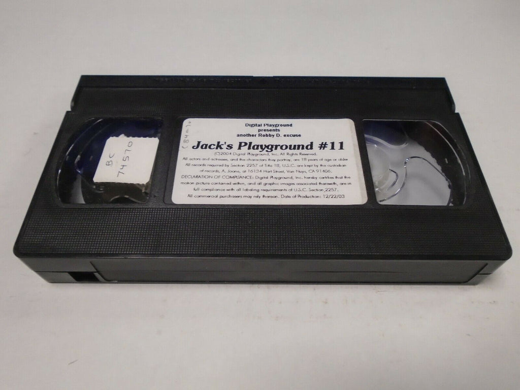 Jack's Playground #11 Digital Playground 2004 Adult VHS 040119AMP2