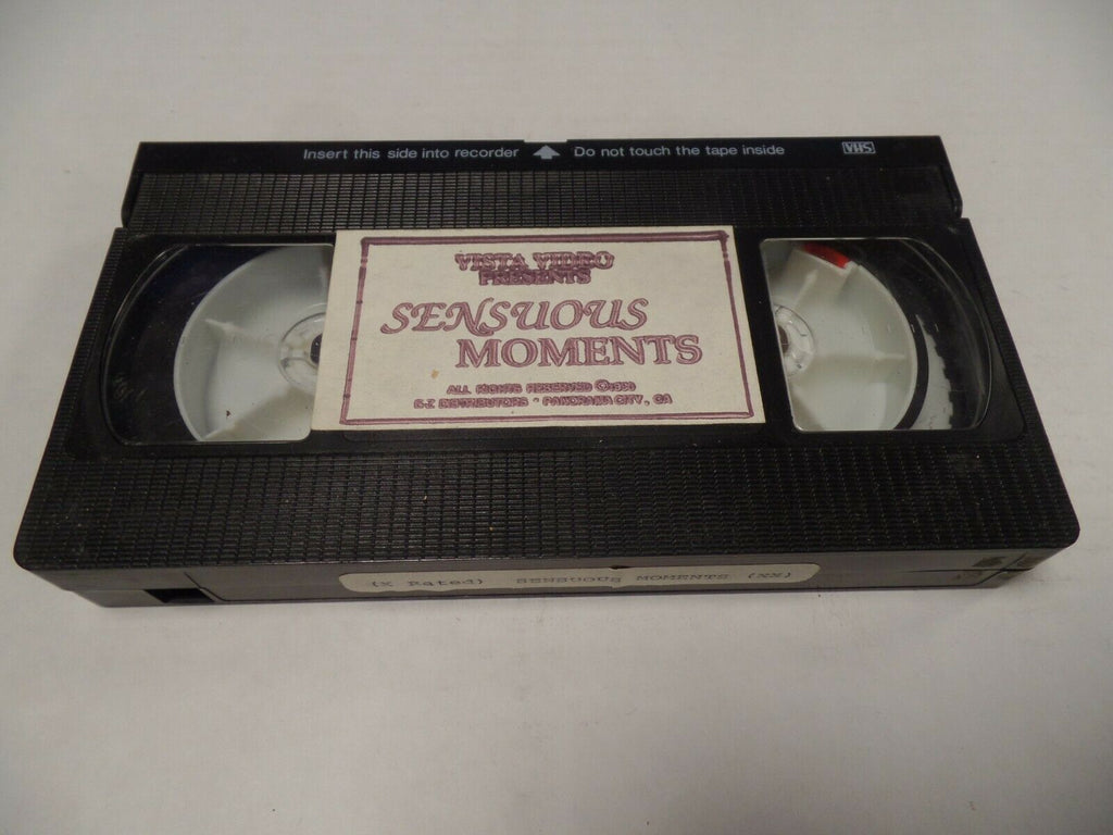 Sensuous Moments 1990 Vista Video Adult VHS 052219AMP2