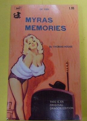 Myras Memories Adult Novel by Thomas House 1973 Dragon Edition 071113lm-epa2