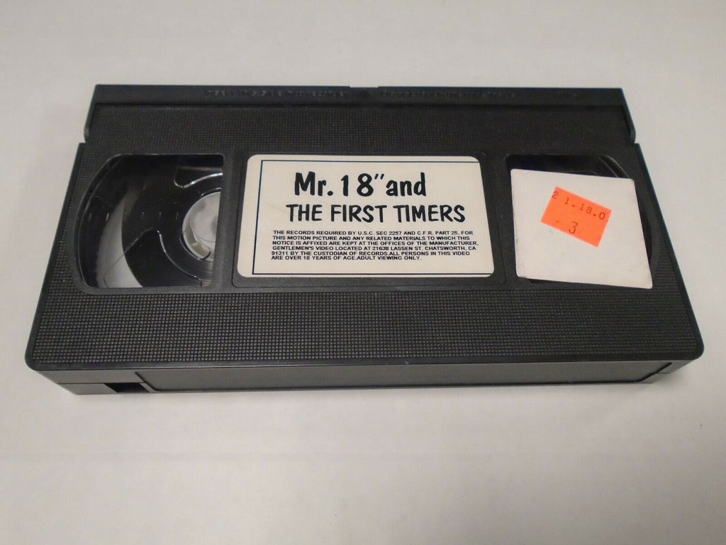Mr 18" and First Timers Adult VHS 070419AMP