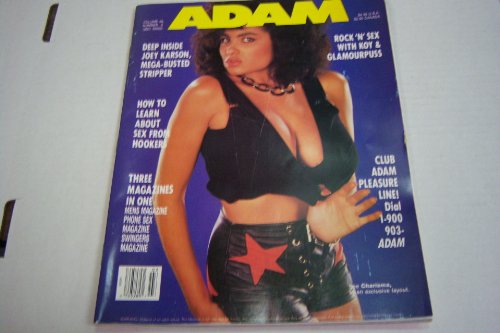 Adam Busty Adult Magazine "Deep Inside Joey Karson, Mega-busted Stripper" Vol.36 #3 1992