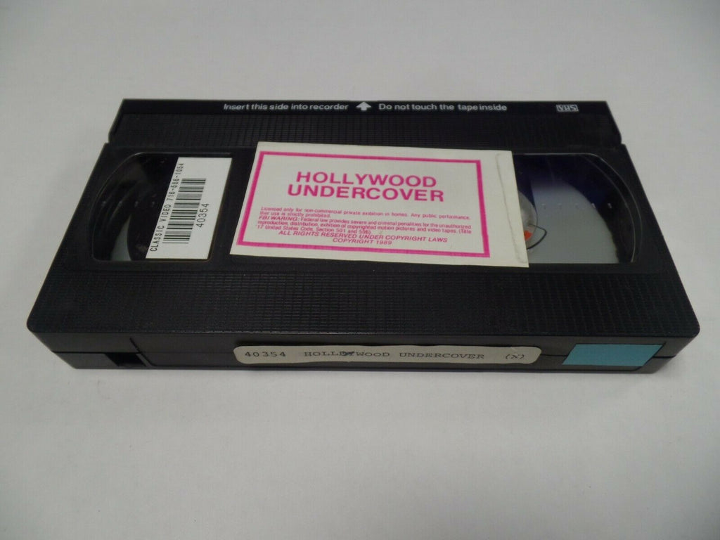 Hollywood Undercover 1989 Adult VHS 022719AMP
