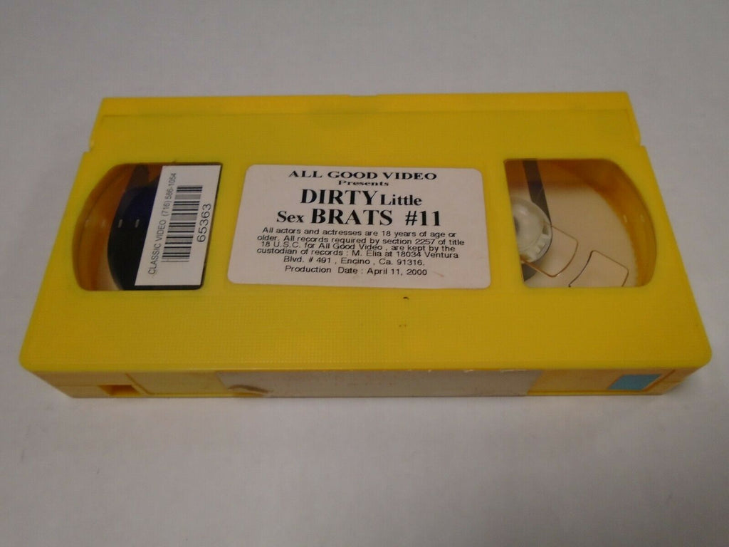 Dirty Little Sex Brats #11 All Good Video 2000 Adult VHS 030719AMP