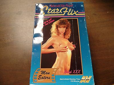 Star Flix Ambassador Video Man Eaters Adult VHS CLEARANCE 081415amp5