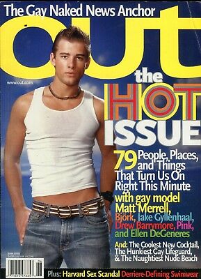 Out Magazine Drew Barrymore/Ellen DeGeneres June 2003 Hot Issue 032918lm-ep2