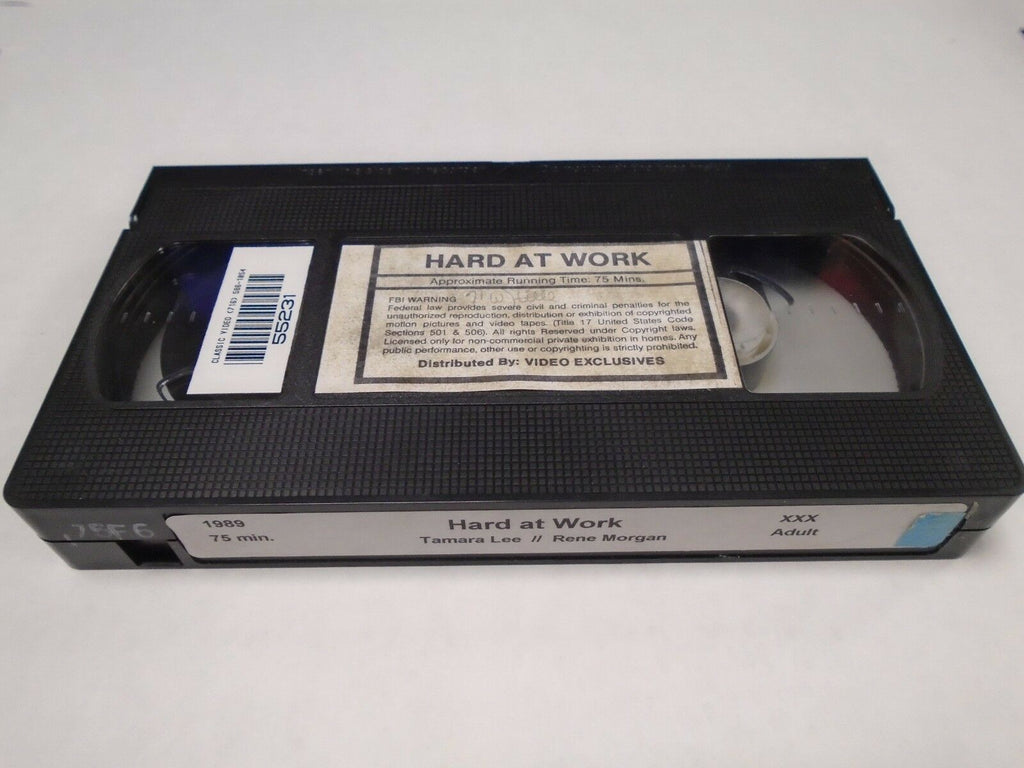 Hard at Work Tamara Lee Rene Morgan 1989 75mins Adult VHS 011019AMP