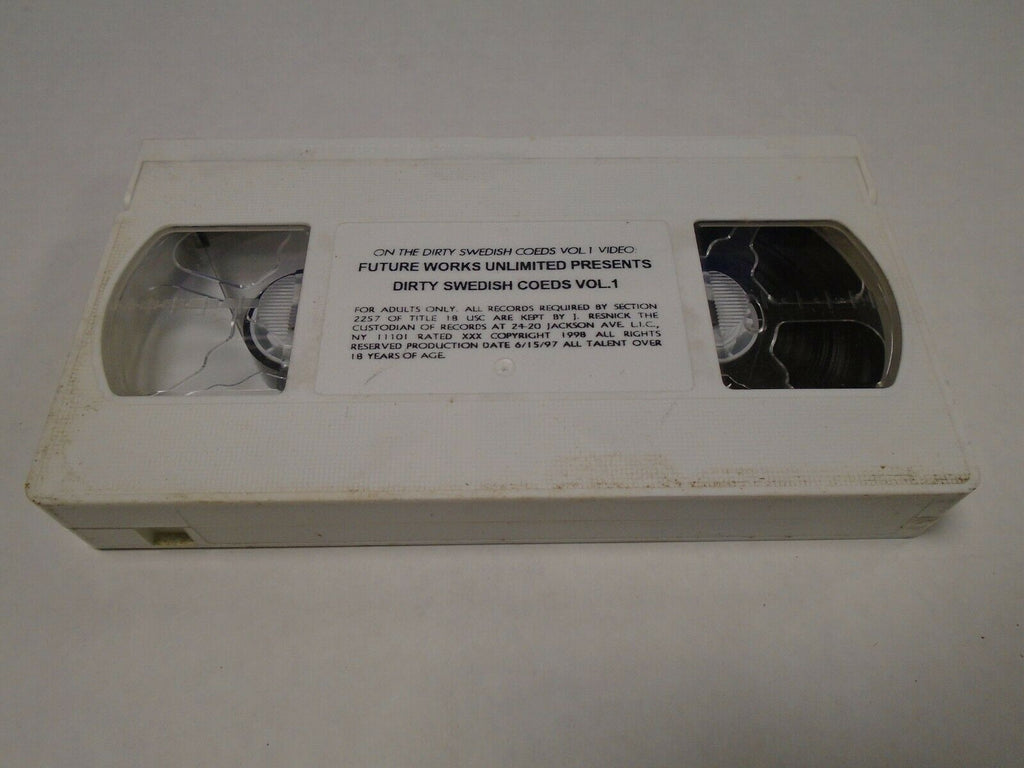 Dirty Swedish Coeds Vol 1 Future Works 1997 Adult VHS 032119AMP3