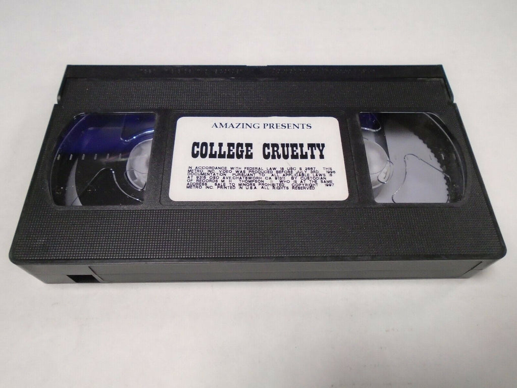 College Cruelty 1997 Amazing Video Adult VHS 040219AMP