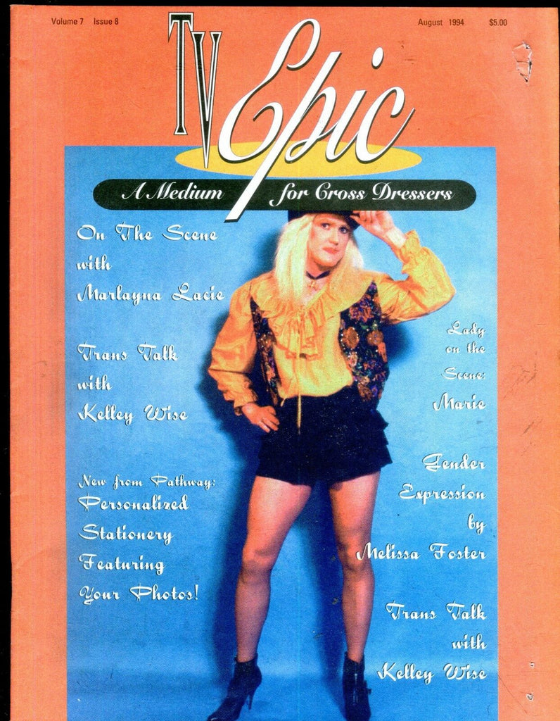 TV Epic Cross Dressers Contacts Magazine Marie August 1994 112618lm-ep