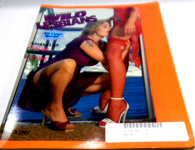 Wild Lesbians Adult Magazine "Lez Heat" Vol.1 1989 ex 101013lm-ep