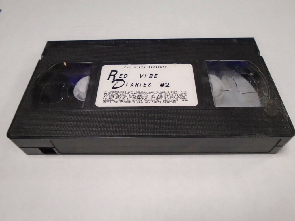 Red Vibe Diaries #2 Cal VIsta Adult VHS 011119AMP