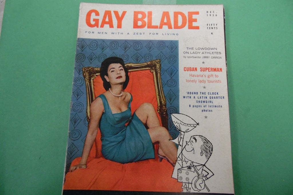 Gay Blade Busty Magazine Lila December 1956 102416lm-ep