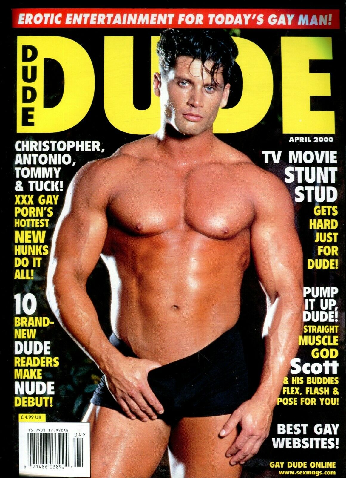 Dude Gay Magazine Tuck Johnson April 2000 101219lm-ep – Mr-Magazine