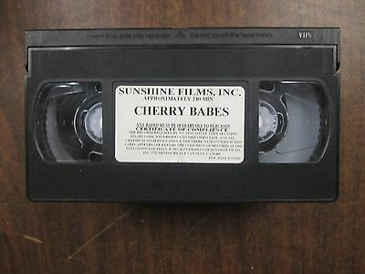 Cherry Babes Sunshine Films VG XXX Adult VHS 052715amp