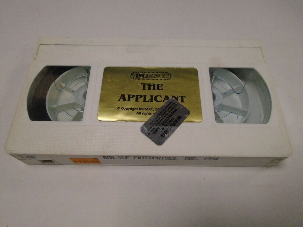 The Applicant B&D Pleasures 1990 Adult VHS 030219AMP2