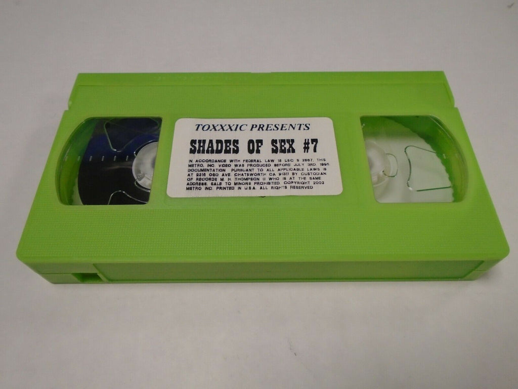 Shades of Sex #7 Toxxxic 2002 Adult VHS 042319AMP