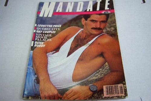 Mandate Gay Adult Magazine "Gay Couples, Vintage Move Palaces, Bunk Buddy" June 1985