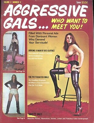 Aggressive Gals... Contact Magazine Dominant Women vol.2 1973 041918lm-ep2 - Used