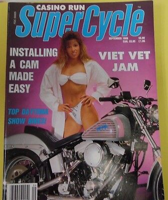 Super Cycle Magazine Top Daytona Show Bikes! September 1989 18+ 11512lm-epa