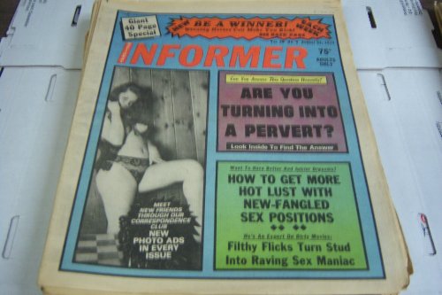 National Informer Adult Magazine "Are You Turning Into a Pervert?" Vol.28 #9 August 31, 1975