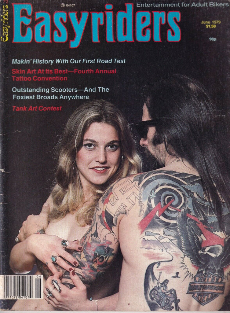 Easyriders Magazine Skin Art Gabrielle Keith Mr Tramp June 1979 012919REP