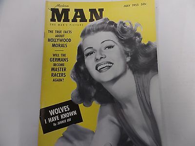 Modern Man Adult Magazine Donna Mae July 1955 ex 021316lm-ep
