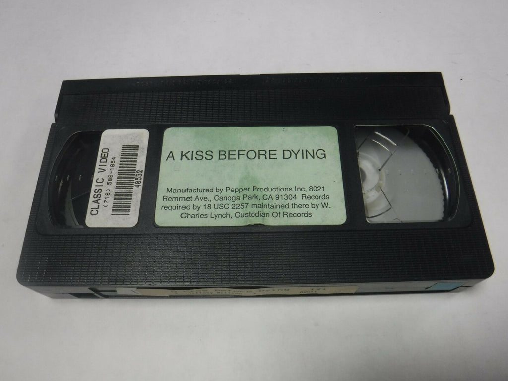 A Kiss Before Dying Tiffany Million Vintage Adult VHS 010419AMP