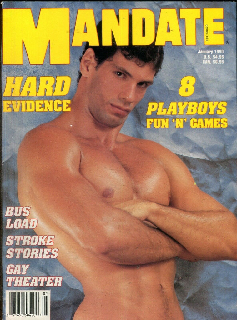 Mandate Gay Magazine Hard Evidence January 1990 112718lm-ep
