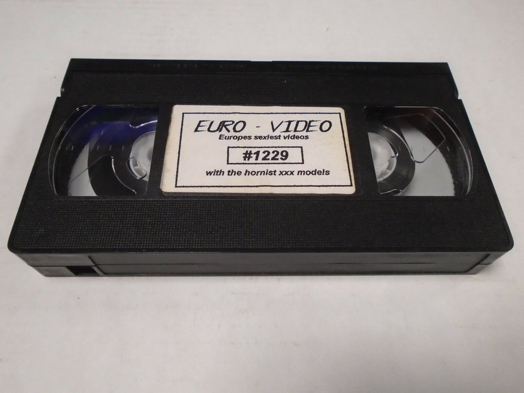 Euro-Video #1229 Horniest XXX Models Europe Vintage Adult VHS 011619AMP